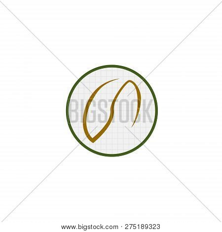 Infuse Coffee Logo With Coffee Beans On The Filter