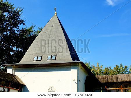 Wall Tower af Andronicus Monastery