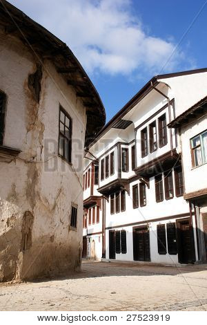 osmanischen Stil renoviert Straße in Kutahya Türkei