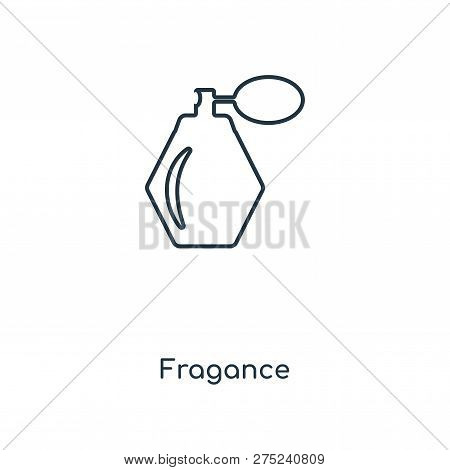 Fragance Icon In Trendy Design Style. Fragance Icon Isolated On White Background. Fragance Vector Ic