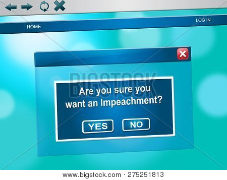 Impeachment Message Online To Impeach Corrupt President Or Politician