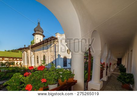 Agapia Orthodox Church Monastery, Agapia Town, Moldavia, Romania