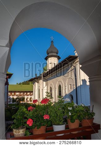 Agapia Orthodox Church Monastery, Agapia Town, Moldavia, Romania