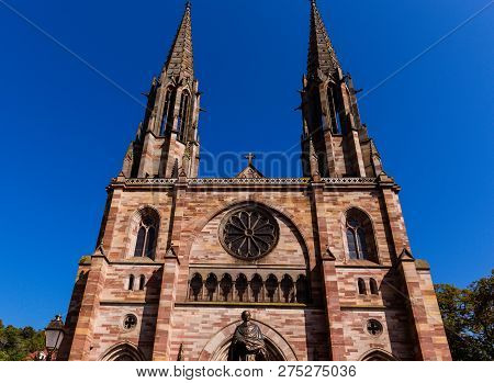 Obernai Cathedral, Alsace, France