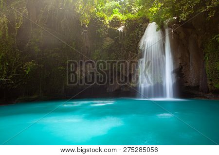The Kawasan Falls, Cebu, Philippines