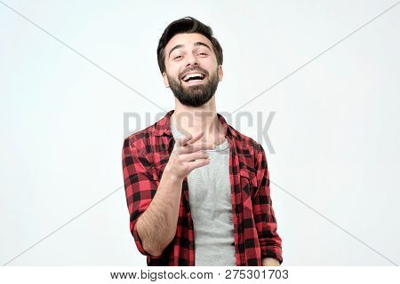 Spanish Man Mocking You Or Laughing On His Friend Joke