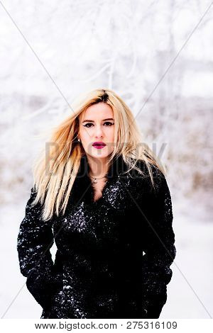 The Portrait Of Blonde Woman