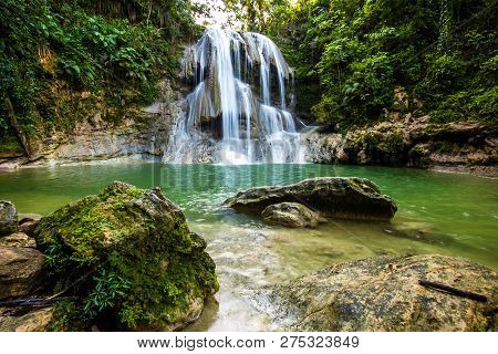 Beautiful Gozalandia Waterfall In San Sebastian Puerto Rico