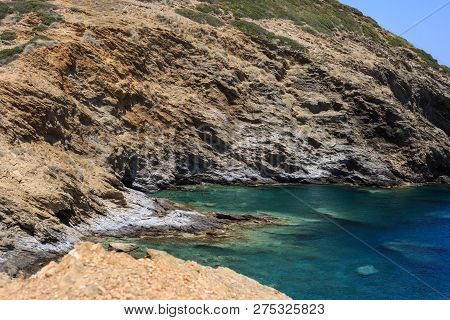Mountains Bay In The Mediterranean Sea. Sunner Vocation.