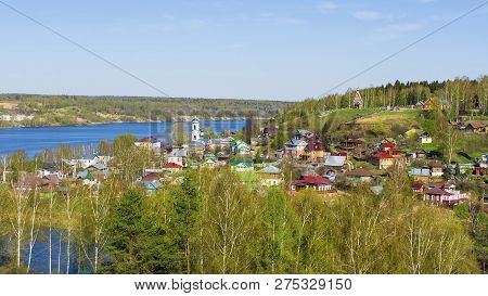 The Old Russian City Of Ples On The Volga River, Russia