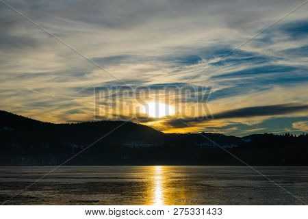 Evening Sun At Titisee Black Forest Germany
