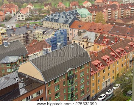 Panoramic Image Of Orebro Town Of Sweden