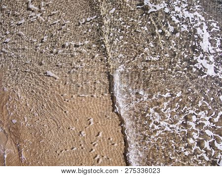 Aerial View Of Granelli Beach, A Seaside Place In Sicily