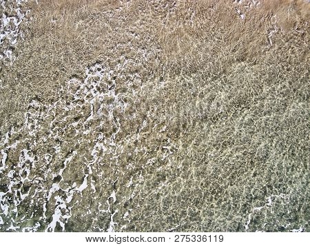 Aerial View Of Granelli Beach, A Seaside Place In Sicily