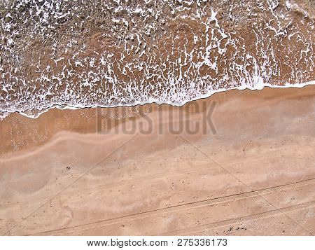 Aerial View Of Granelli Beach, A Seaside Place In Sicily