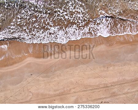 Aerial View Of Granelli Beach, A Seaside Place In Sicily