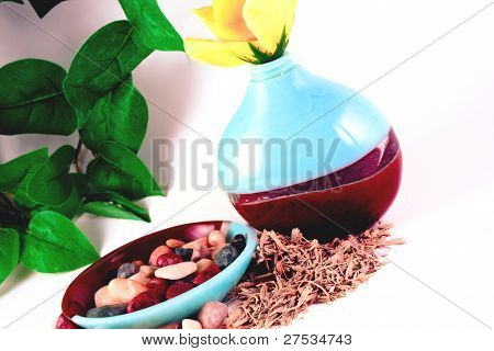 Salbei und Blumen