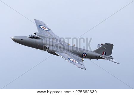 Farnborough, Uk - July 21, 2014: Former Royal Air Force English Electric Canberra Pr.9 Photographic 