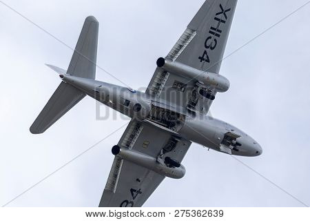 Farnborough, Uk - July 21, 2014: Former Royal Air Force English Electric Canberra Pr.9 Photographic 