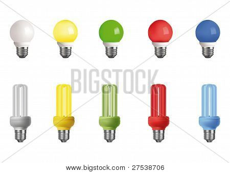 Tien Multi-colored lampen