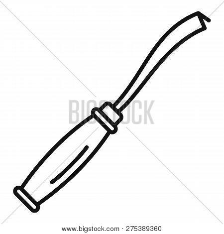 Rasps Tool Icon. Outline Rasps Tool Vector Icon For Web Design Isolated On White Background