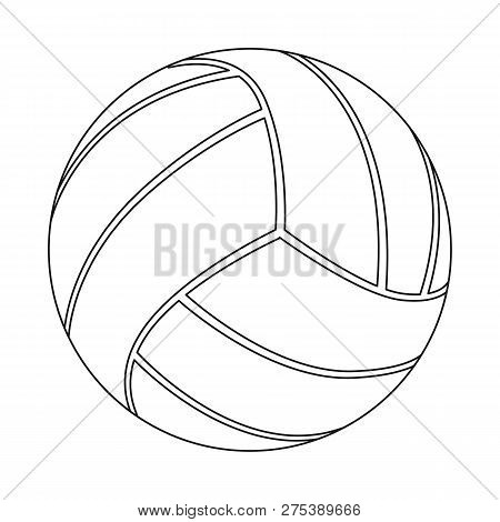Vector Design Of Sport And Ball Icon. Collection Of Sport And Athletic Stock Vector Illustration.