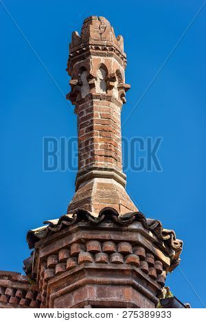 Detail Of The Ancient Church Of Of Santa Agnese (saint Agnes - Xii Century) In Downtown Of Ferrara, 