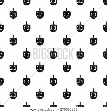 Jewish Dreidel Pattern Seamless Vector Repeat Geometric For Any Web Design