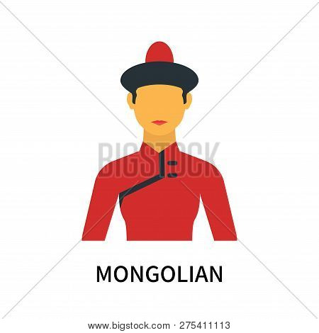 Mongolian Icon Isolated On White Background. Mongolian Icon Simple Sign. Mongolian Icon Trendy And M