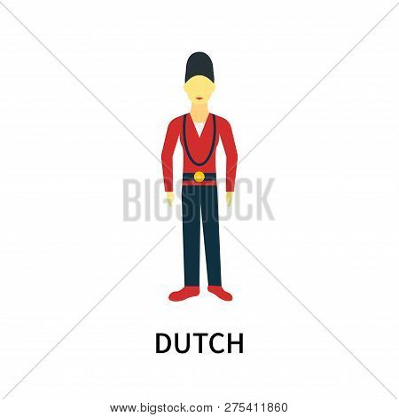 Dutch Icon Isolated On White Background. Dutch Icon Simple Sign. Dutch Icon Trendy And Modern Symbol
