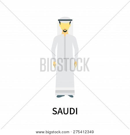 Saudi Icon Isolated On White Background. Saudi Icon Simple Sign. Saudi Icon Trendy And Modern Symbol