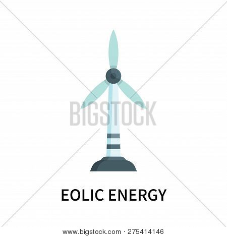 Eolic Energy Icon Isolated On White Background. Eolic Energy Icon Simple Sign. Eolic Energy Icon Tre