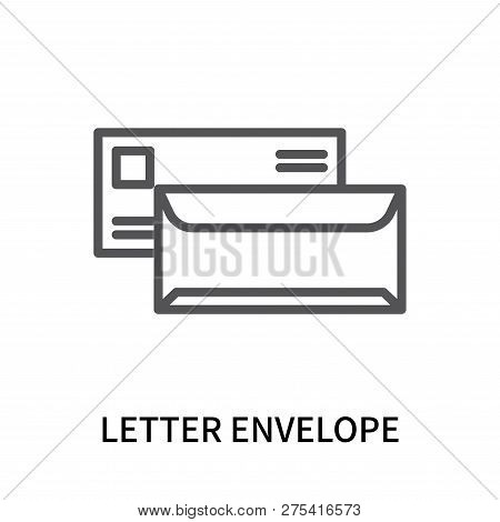 Letter Envelope Icon Isolated On White Background. Letter Envelope Icon Simple Sign. Letter Envelope