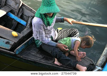 Travel In Tonle Sap Lake, Khmer Republic