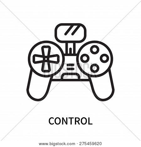 Control Icon Isolated On White Background. Control Icon Simple Sign. Control Icon Trendy And Modern 