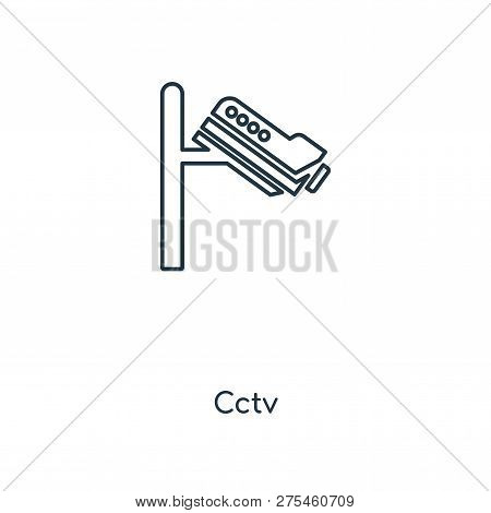 Cctv Icon In Trendy Design Style. Cctv Icon Isolated On White Background. Cctv Vector Icon Simple An