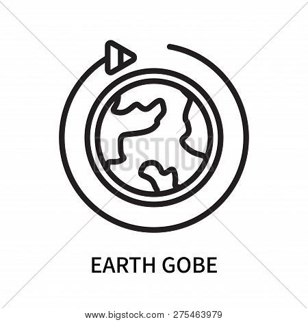 Earth Gobe Icon Isolated On White Background. Earth Gobe Icon Simple Sign. Earth Gobe Icon Trendy An