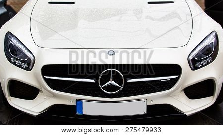 Kiev, Ukraine - October 4, 2016: Mercedes Benz Star Experience. The Interesting Series Of Test Drive