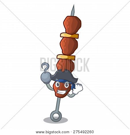 Pirate Chickin Shish With Sticks A Cartoon