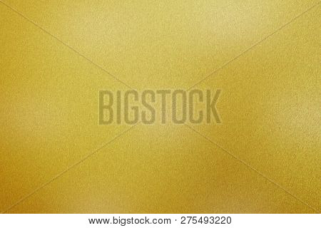 Glowing Golden Paint Steel Sheet Texture, Abstract Pattern Background