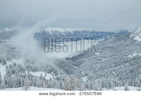 View Of Nassfeld Ski Resort, Austrian Alps