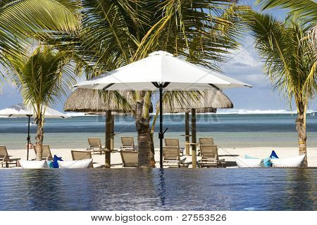 Vista di Mauritius dall'hotel