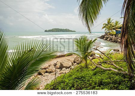 At The Port Limon Seaport In Costa Rica