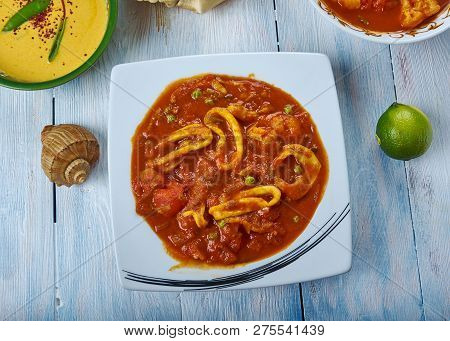 Kerala Style  Koonthal Kulambu