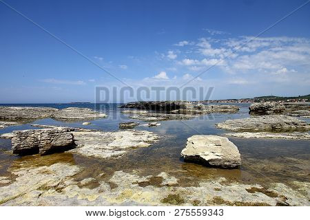 A Rocky Area By The Sea Istanbul, Turkey