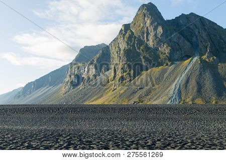 Hvalnes Lava Beach Landscape, East Iceland Landmark