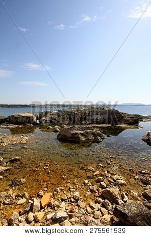 A Rocky Area By The Sea Istanbul, Turkey