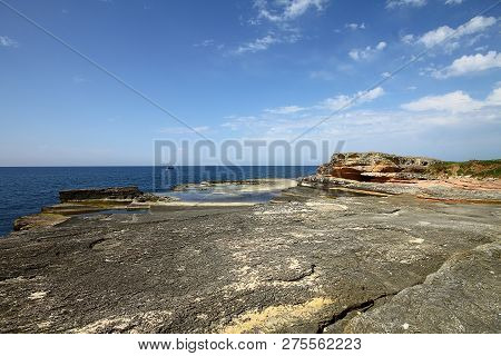 A Rocky Area By The Sea Istanbul, Turkey