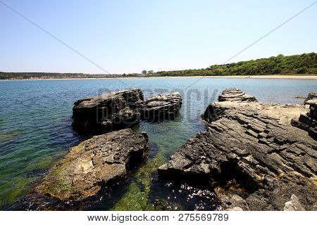 A Rocky Area By The Sea Istanbul, Turkey