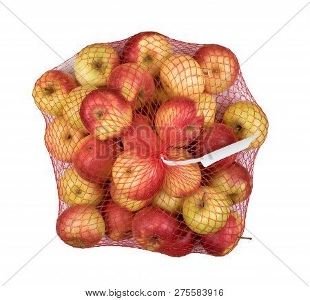 Red And Green Soft Apples Ready For Juice Produce